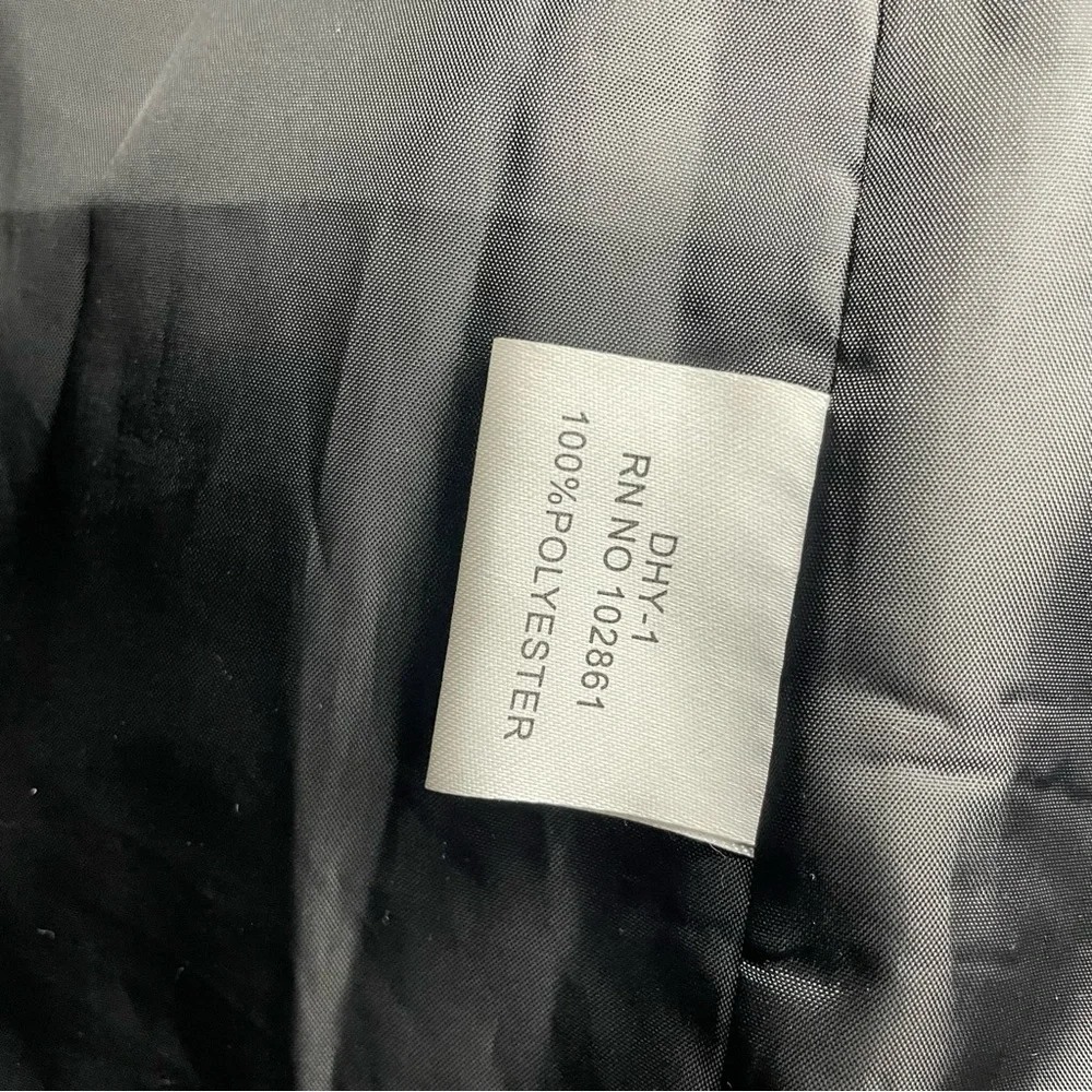 Vintage Tapestry Coat Patchwork 90's LARGE Western Tribal Floral Peacoat Small - Picture 10 of 11